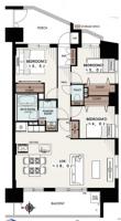 レーベンリヴァーレタワーザ・テラス 8階