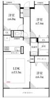 クレッセント下丸子4 4階