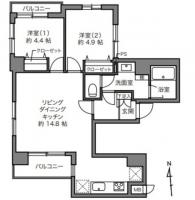 蔵前アムフラット 2階
