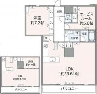 ザ・東京タワーズミッドタワー 48階