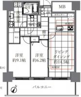 カテリーナ三田タワースイート 3階