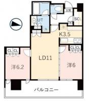 リビオタワー品川 11階